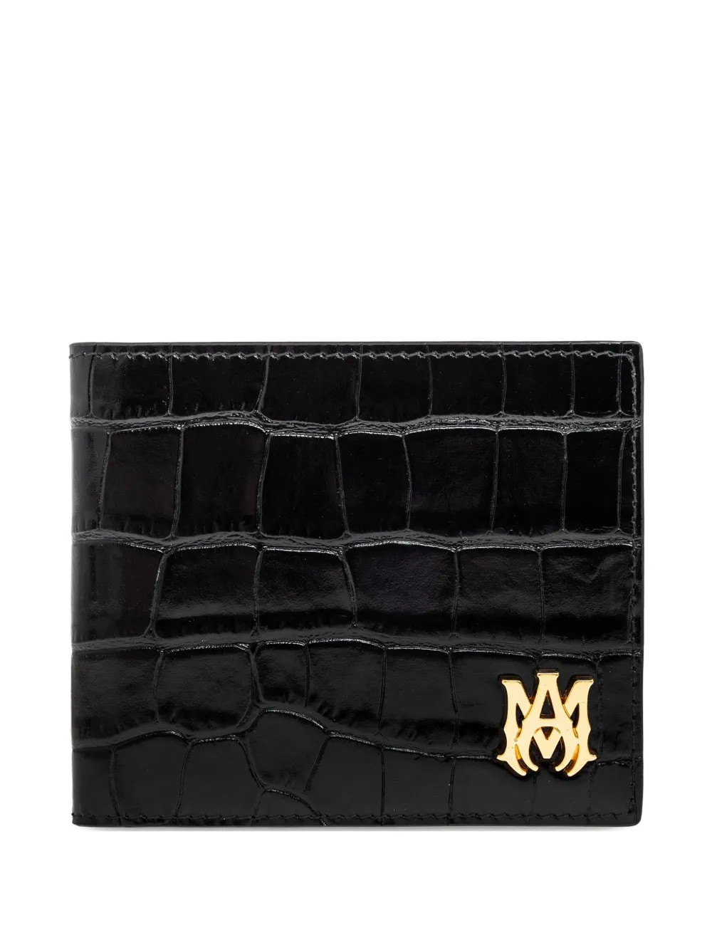 AMIRI crocodile-embossed wallet | Black | Image 1