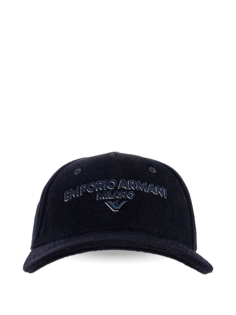 Emporio Armani logo-embroidered baseball cap