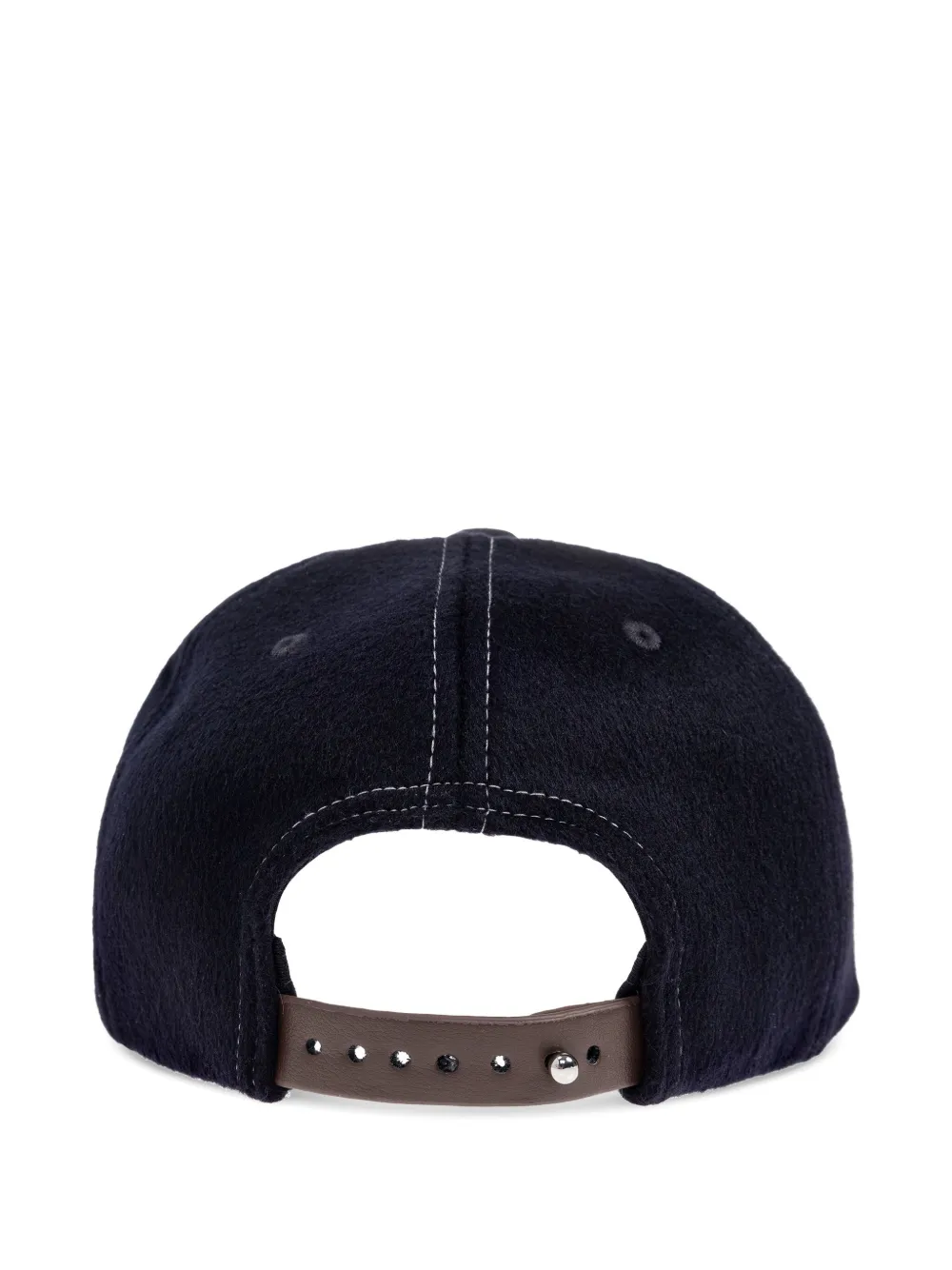 Emporio Armani logo-embroidered baseball cap - Blauw