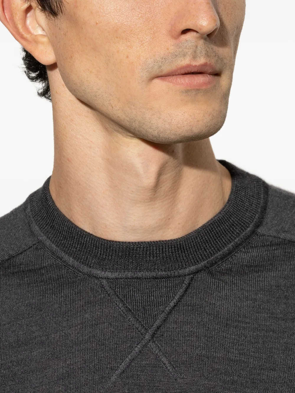 Emporio Armani Honkbalpet met geborduurd logo Blauw