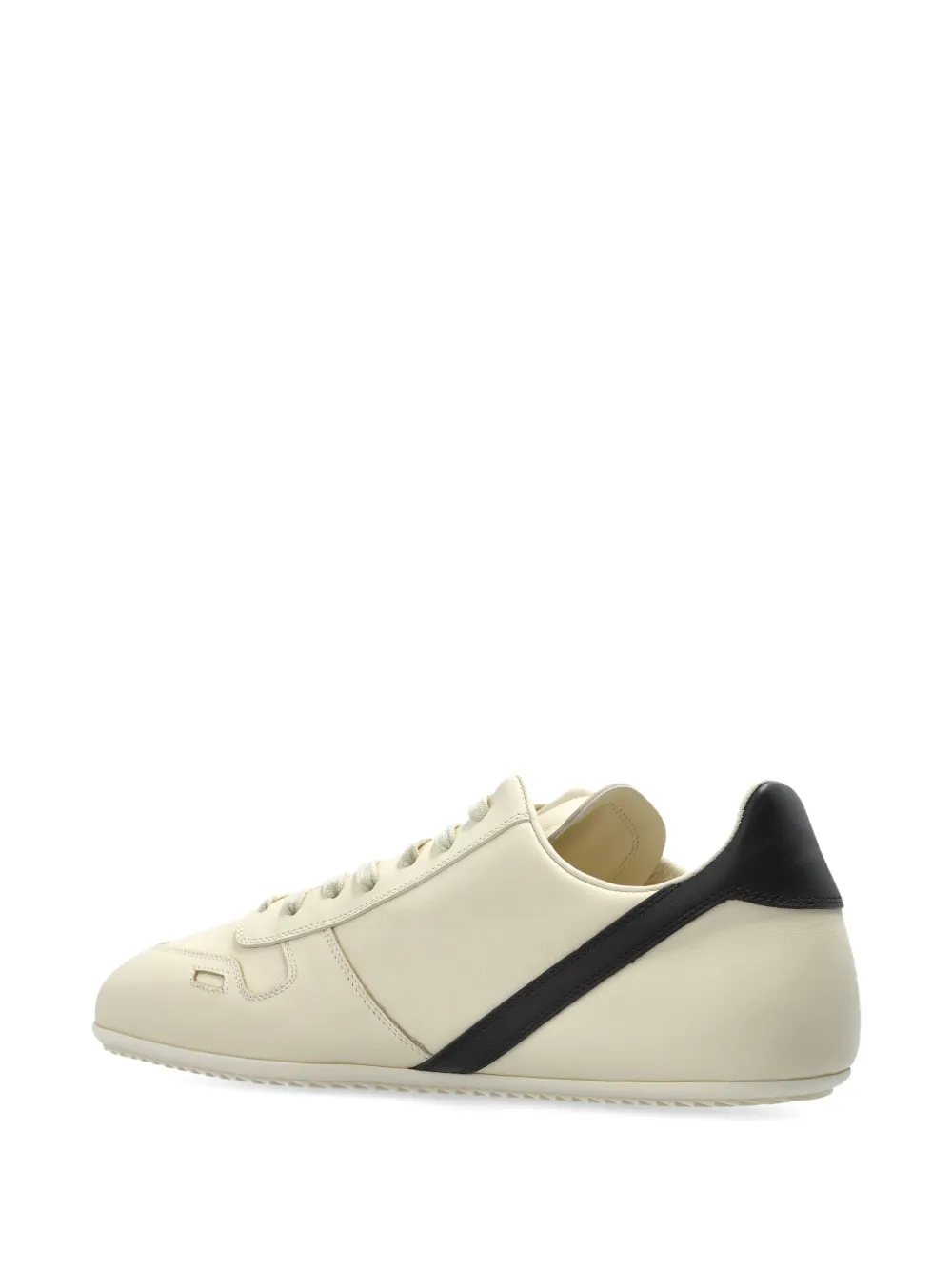 Rick Owens Minimal Sneak leather panel sneakers Neutrals