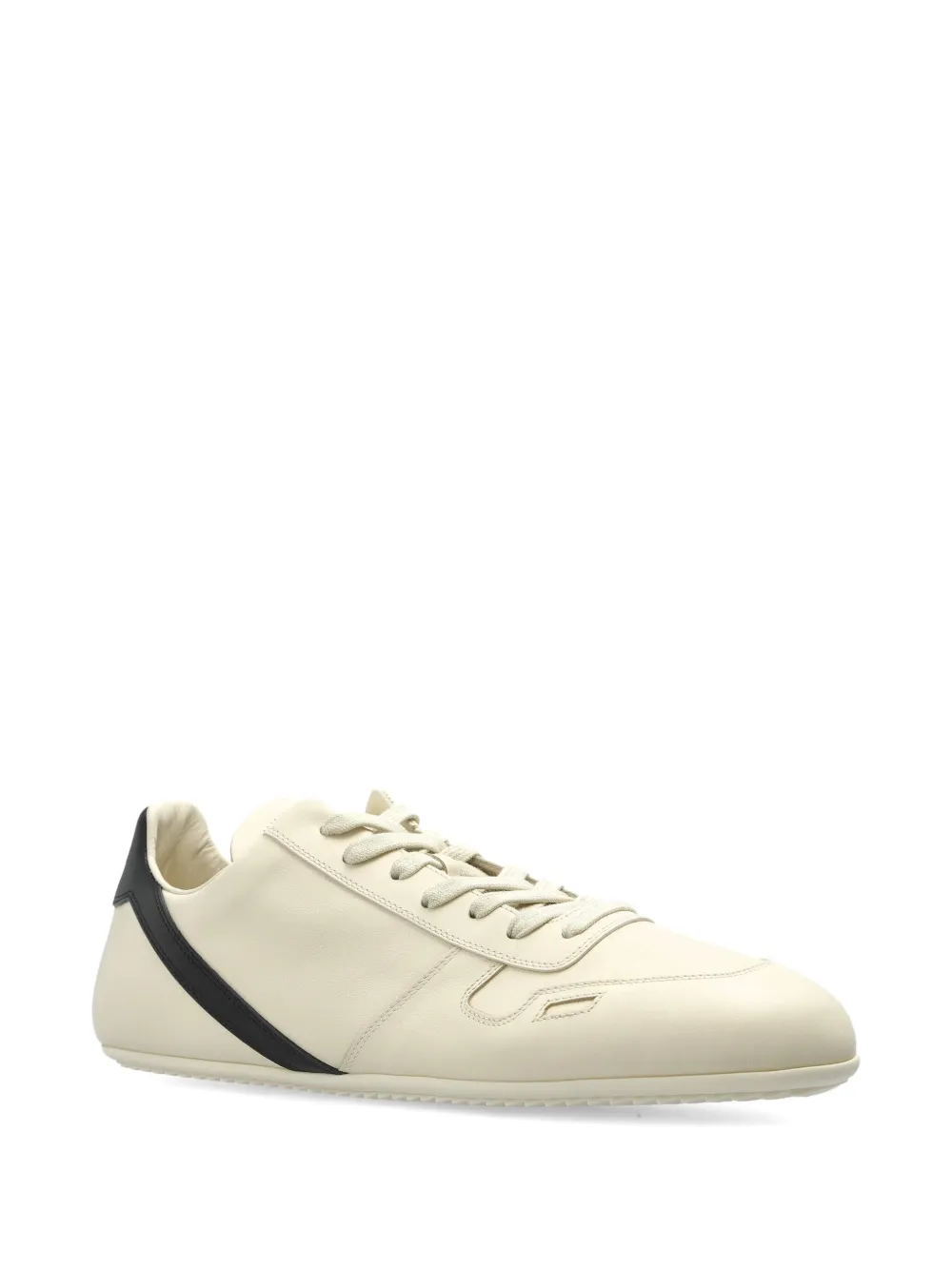 Rick Owens Minimal Sneak leather panel sneakers Neutrals