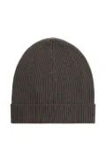 Rick Owens ribbed wool beanie - Grey