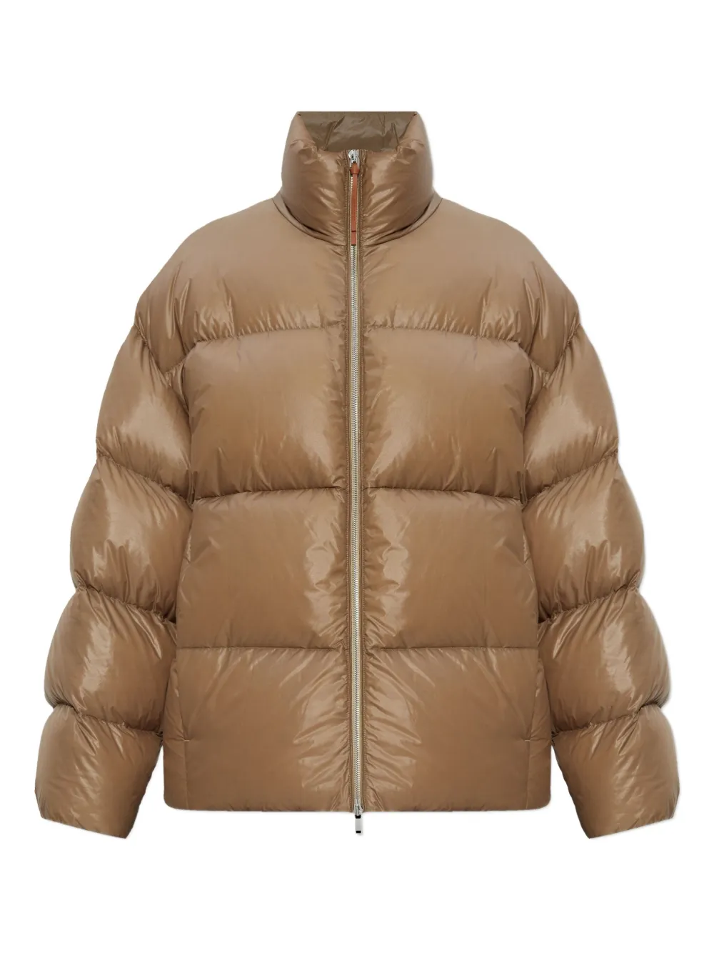 JIL SANDER+ quilted puffer coat | Brown | Image 1