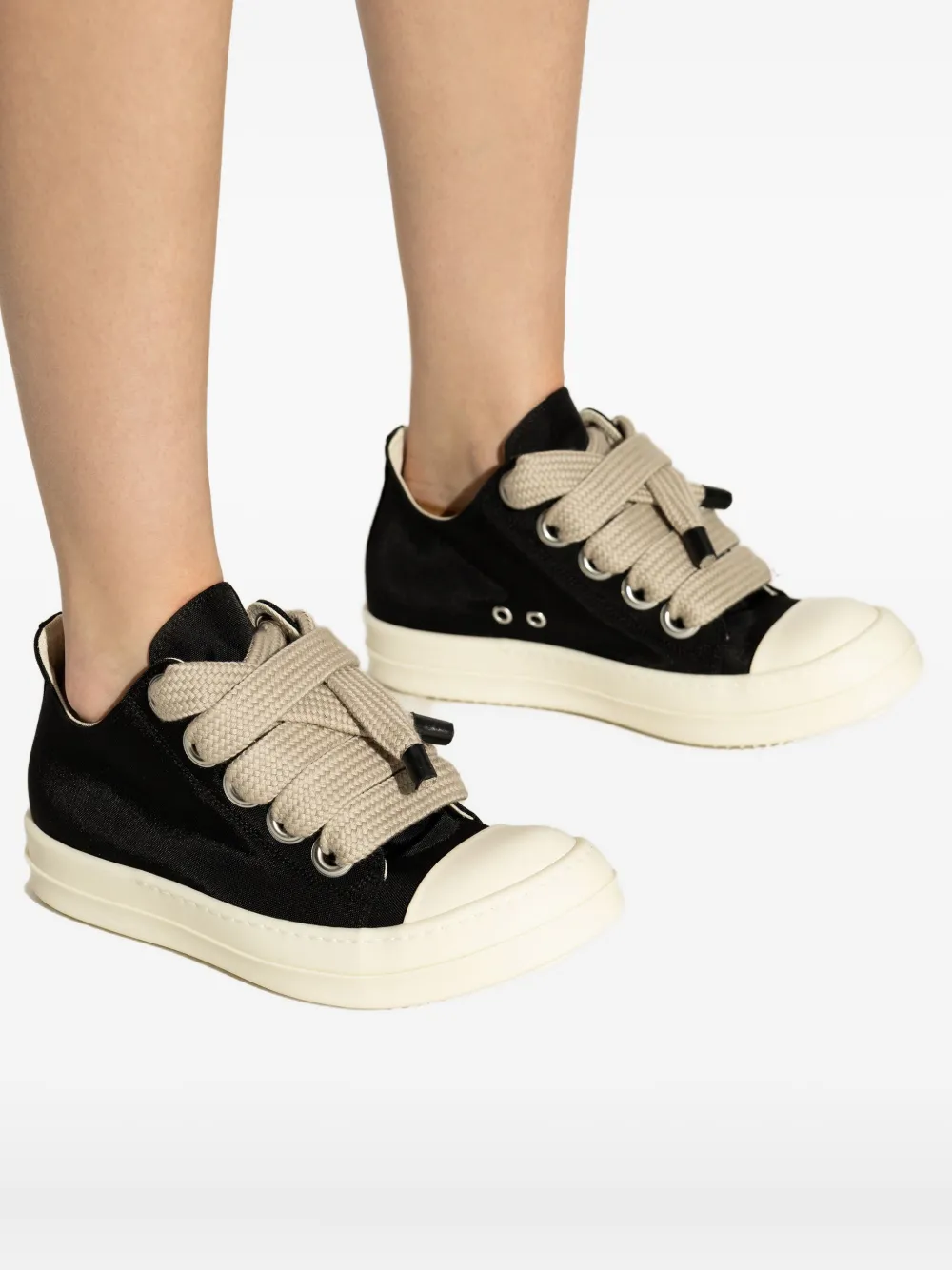 Rick Owens DRKSHDW Jumbolance sneakers met plateauzool Zwart