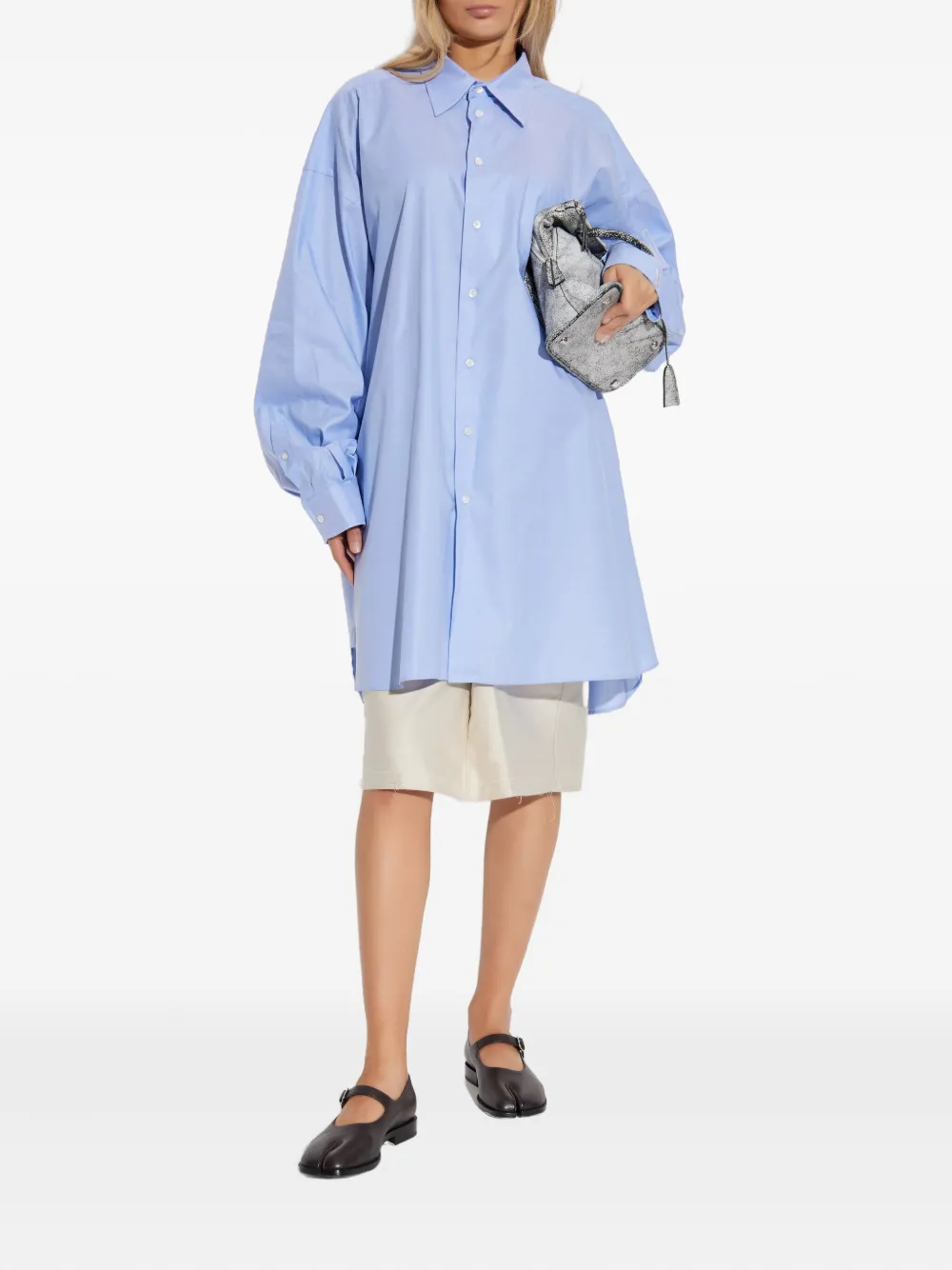 Maison Margiela Blouse met ballonmouwen - Blauw