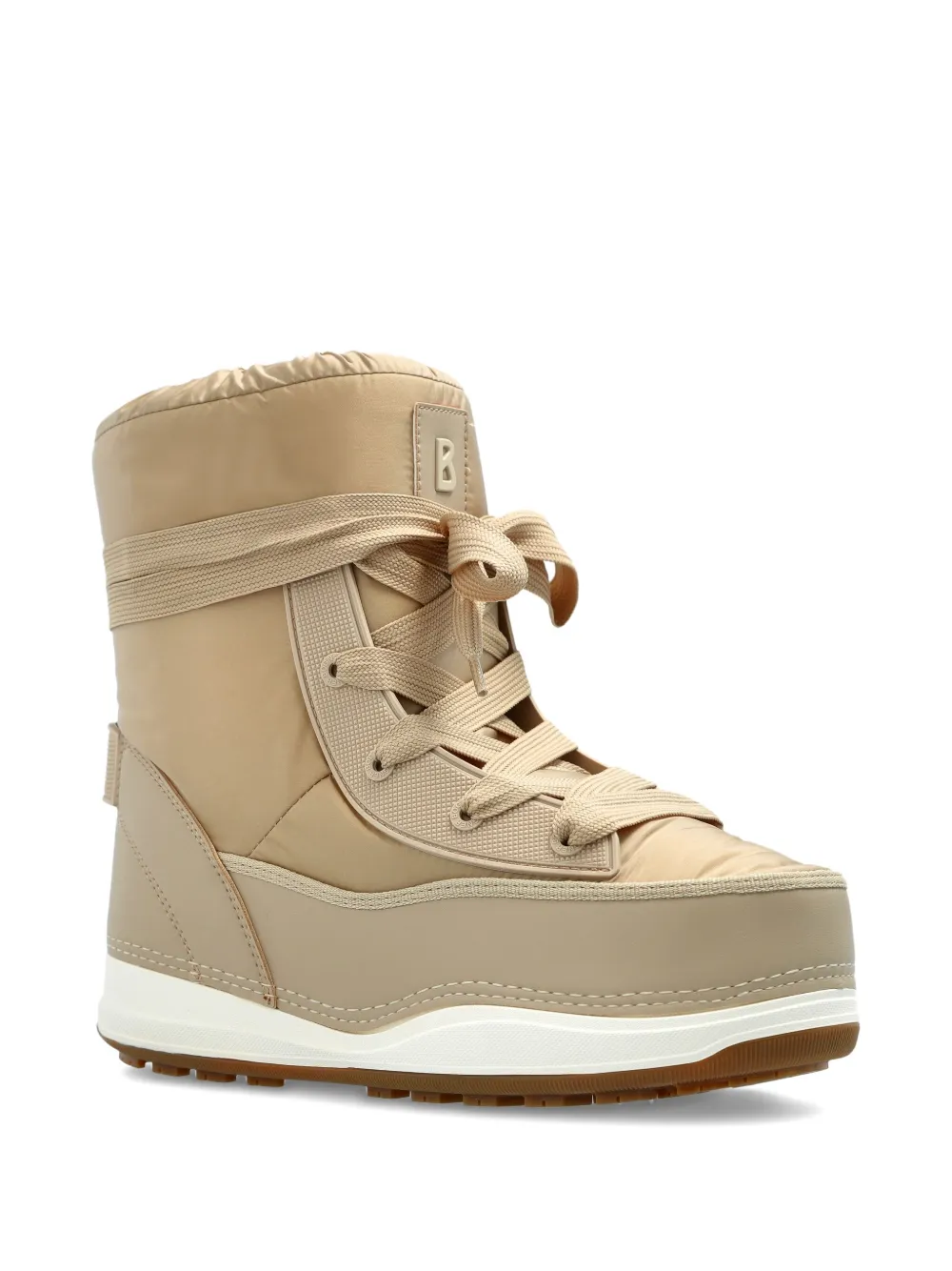 Bogner La Plagne Lace-up Padded Sneakers In Neutral