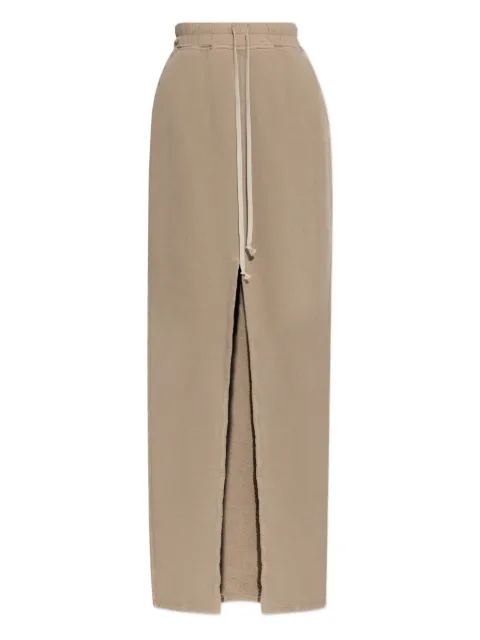 Rick Owens DRKSHDW drawstring-waist cotton skirt