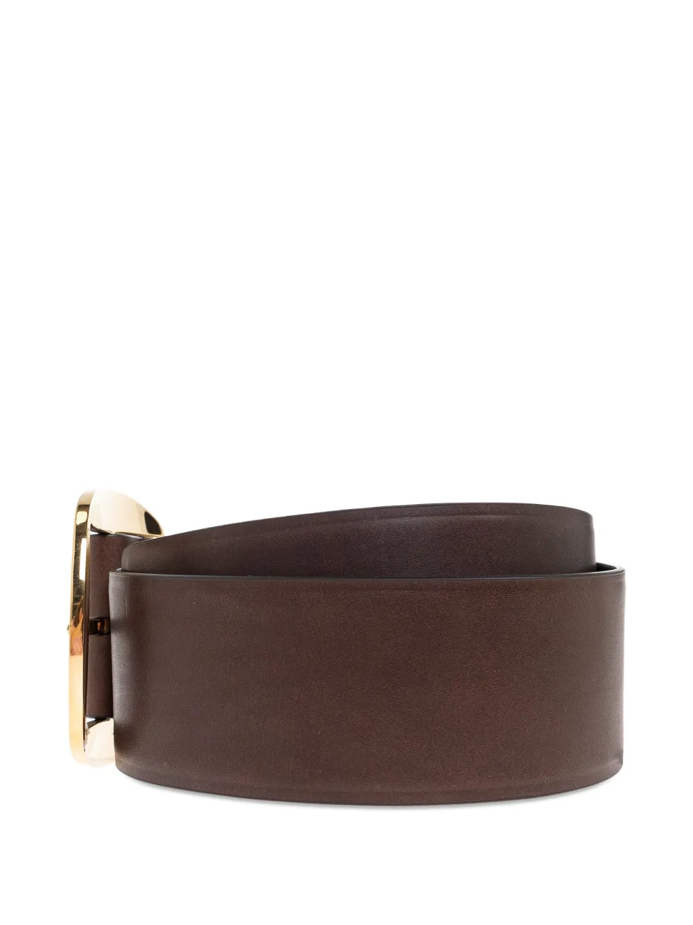 Dolce & Gabbana logo-lettering logo leather belt - Bruin