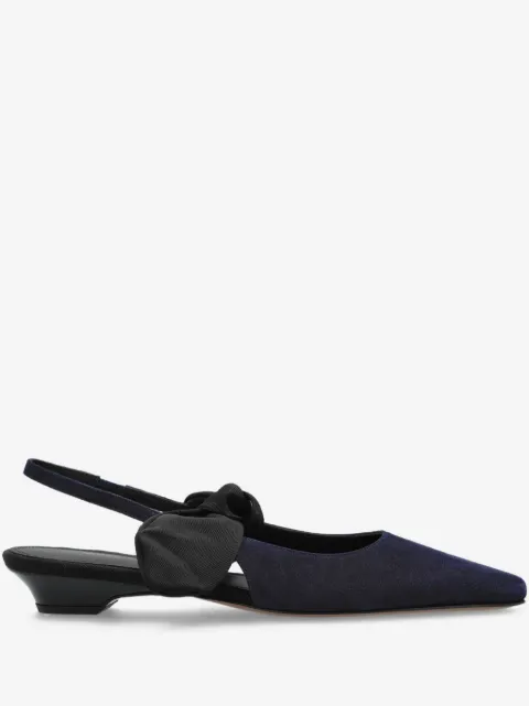 NEOUS bow slingback trainers
