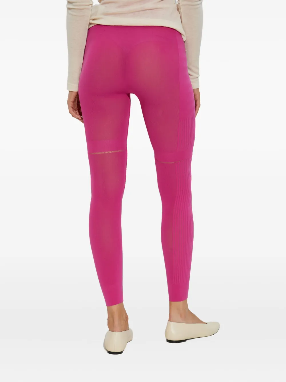 Pleats Please Issey Miyake Legging met vlakken Roze