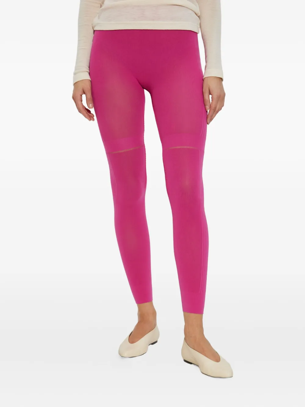 Pleats Please Issey Miyake Legging met vlakken Roze