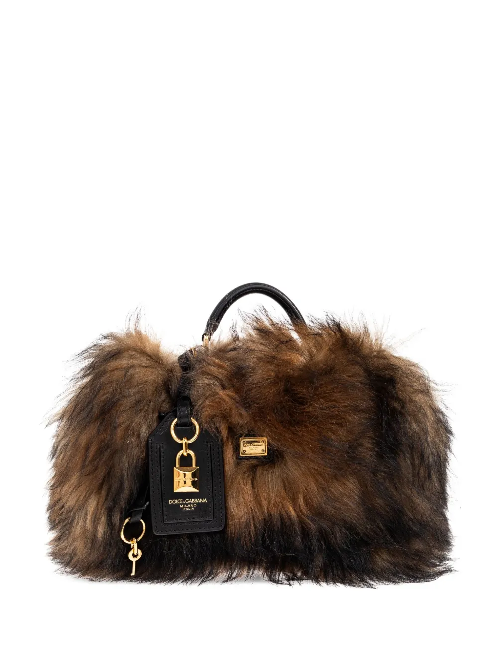 Dolce & Gabbana Furry tote bag | Brown | Image 1