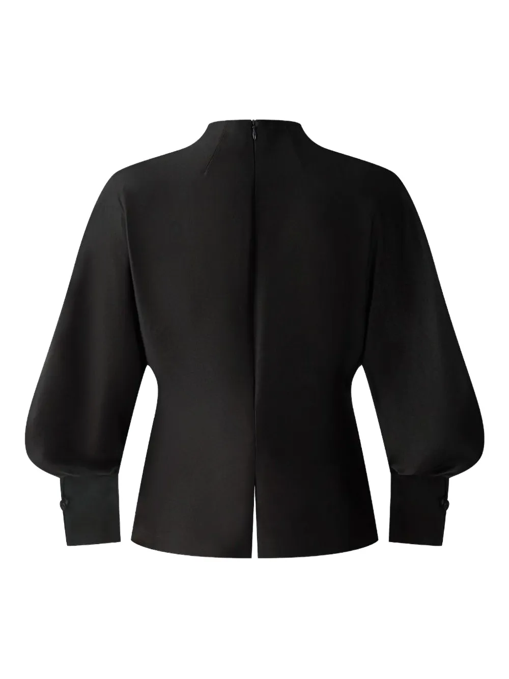 Shanghai Tang mock-neck balloon-sleeve top | Shirts | Image 2