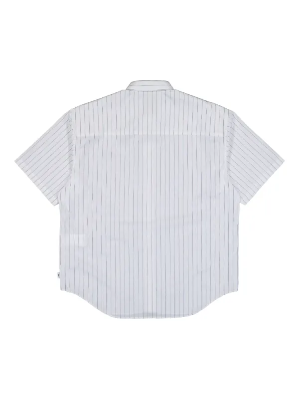 WTAPS BD 03 ストライプ ショートスリーブ シャツ | ホワイト