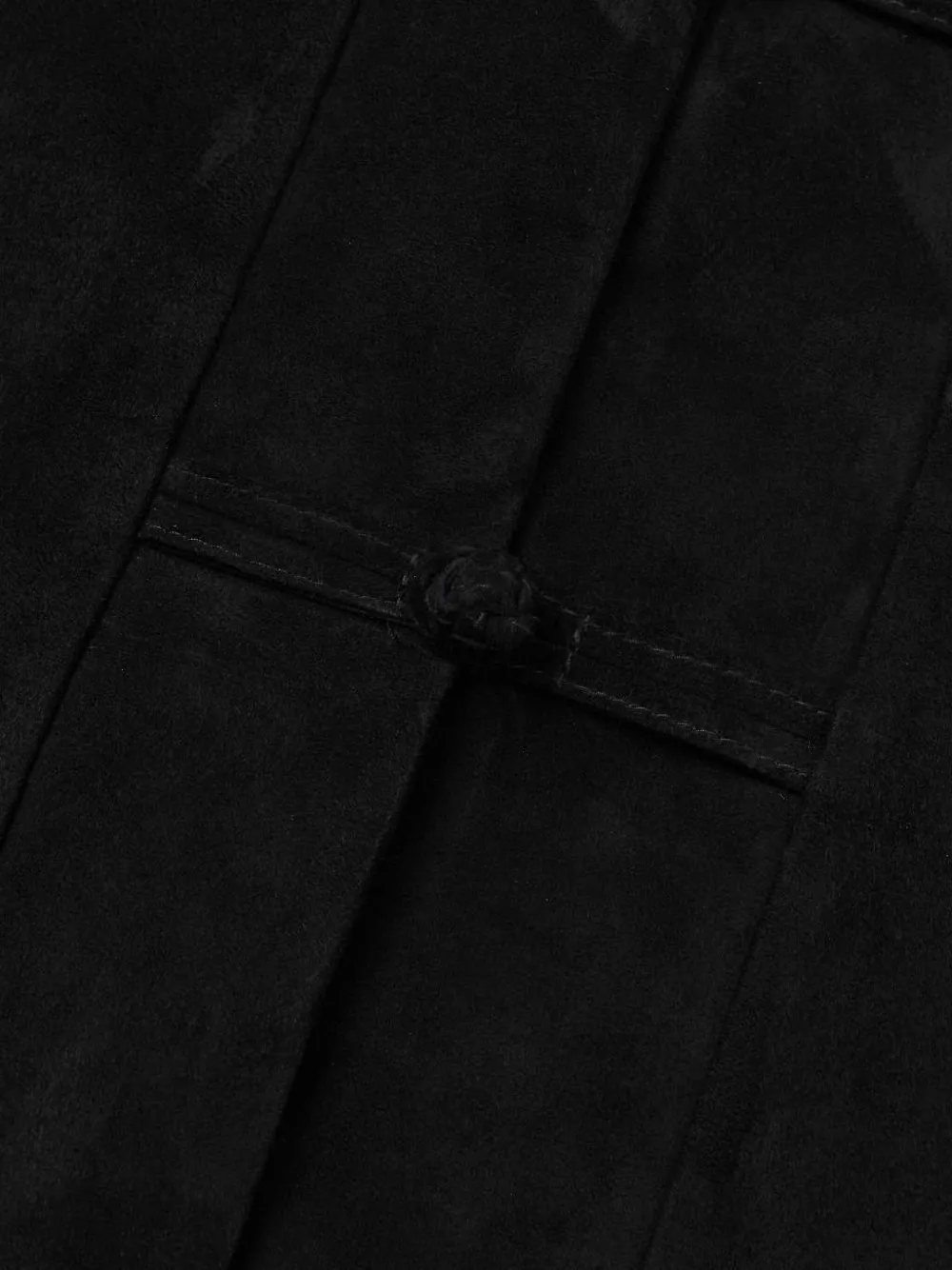 Shanghai Tang Tang Suede Jacket In Black