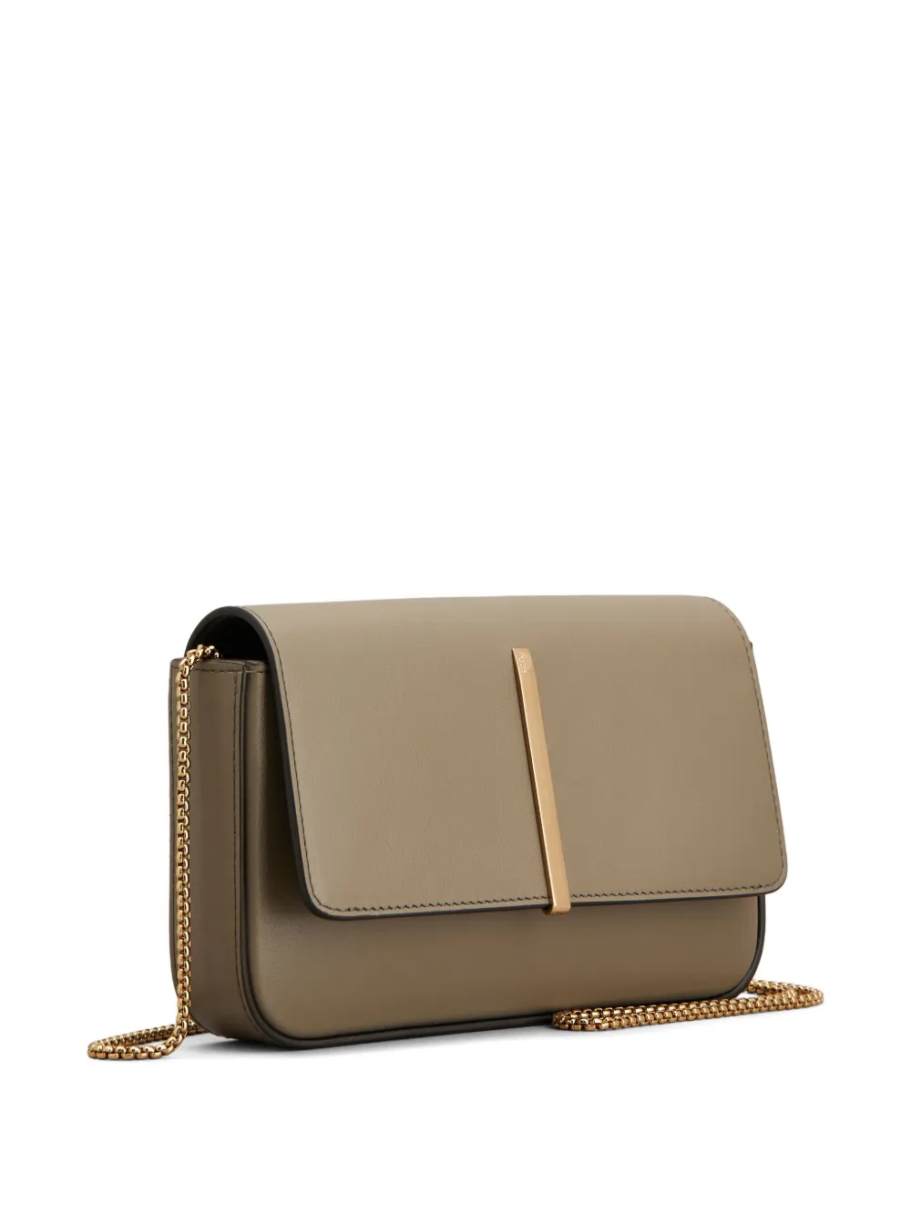 Tod's Leather Shoulder Bag In Brown