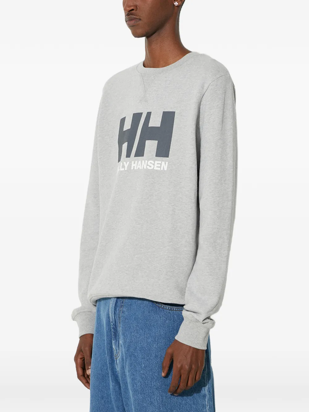  Helly Hansen Logo Sweatshirt - Grey 