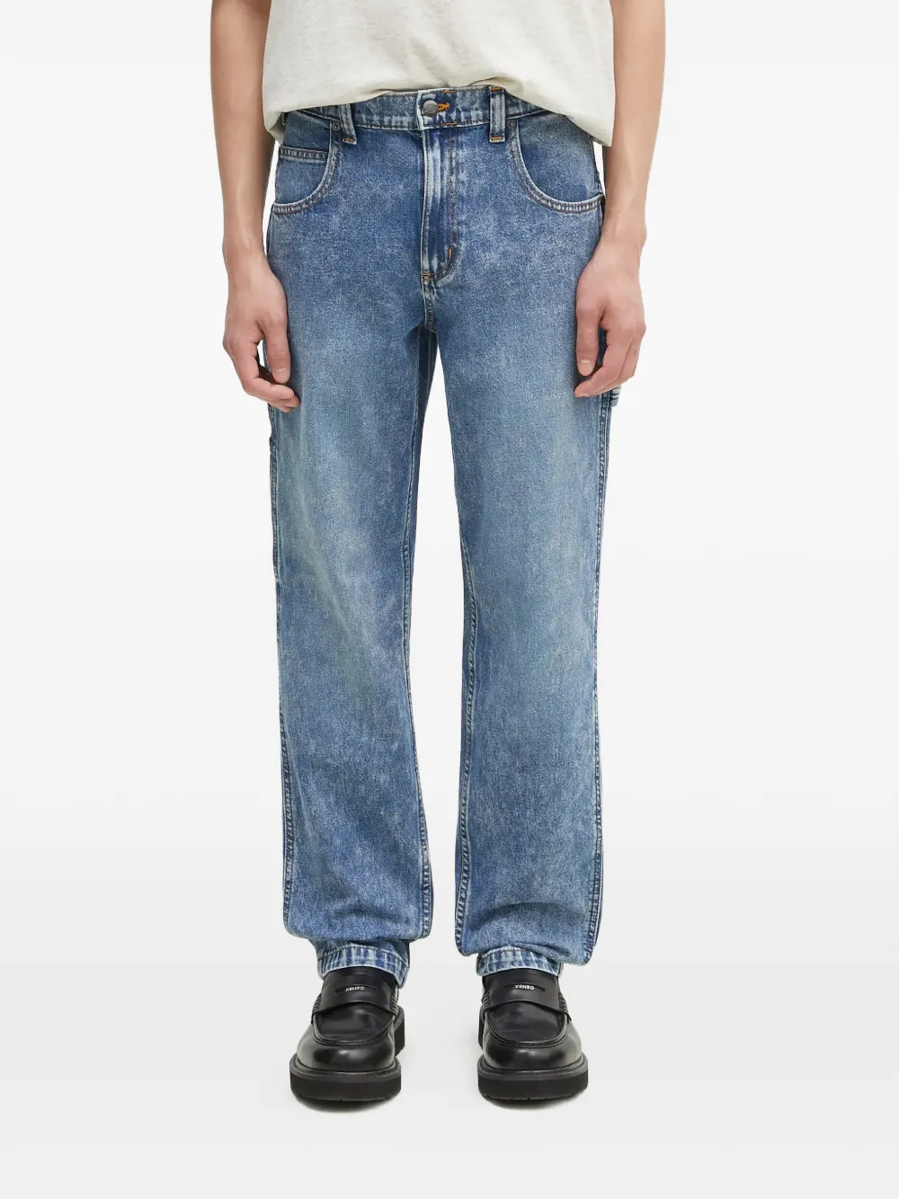 DICKIES cotton jeans - Blau