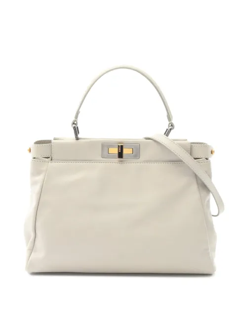 Fendi Pre-Owned 2000-2010 Medium Calfskin Peekaboo Iconic satchel