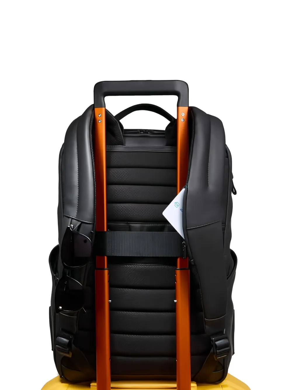 PIQUADRO Rugzak met ritsdetail Zwart