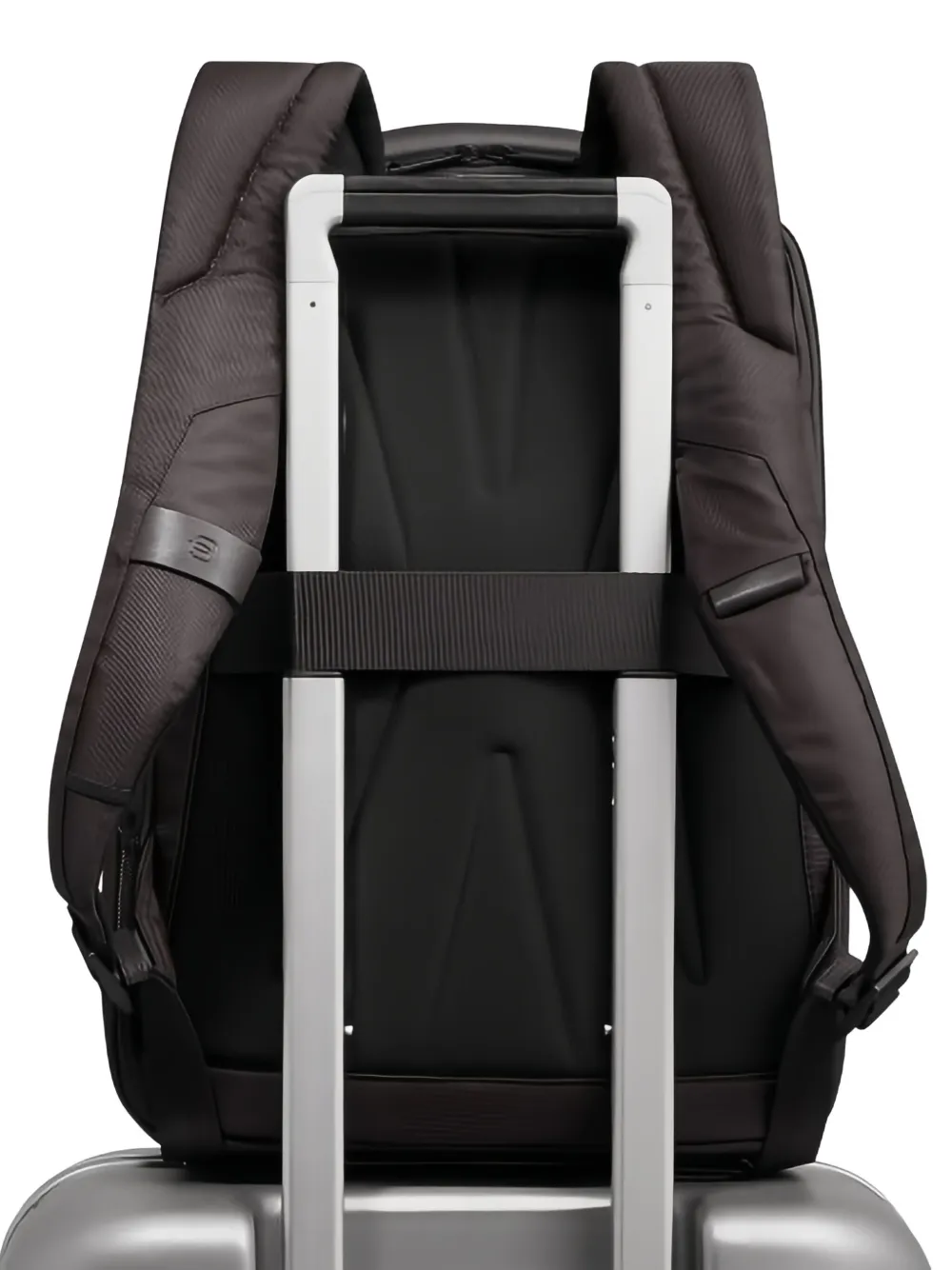 Piquadro Zip Travel Laptop Backpack In Brown