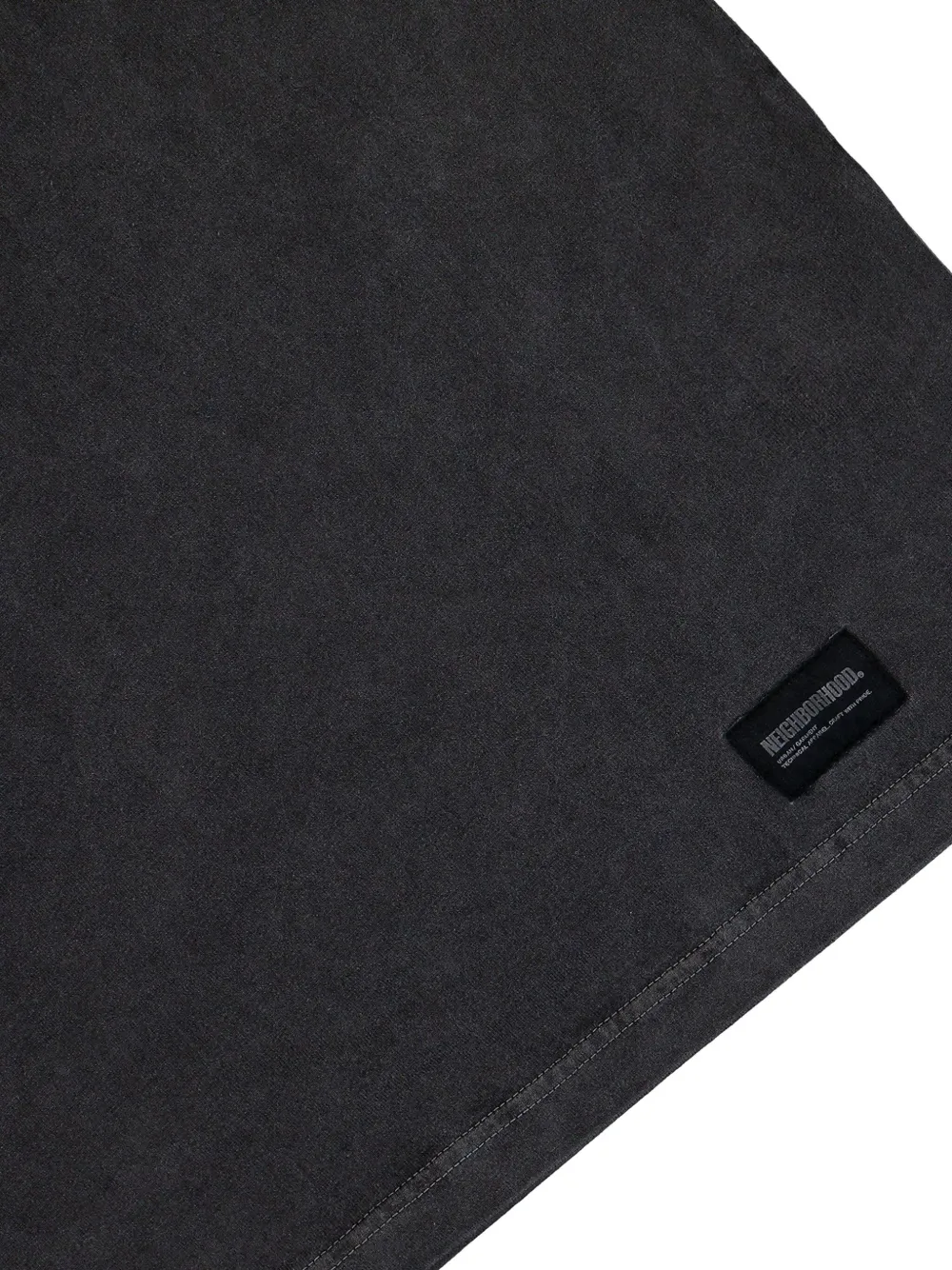 Neighborhood T-shirt met ronde hals en geverfd effect Zwart