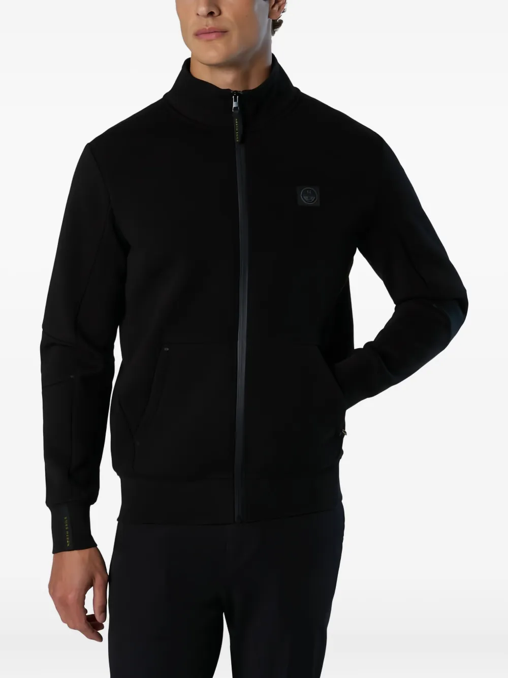 North Sails Sweater met rits Zwart