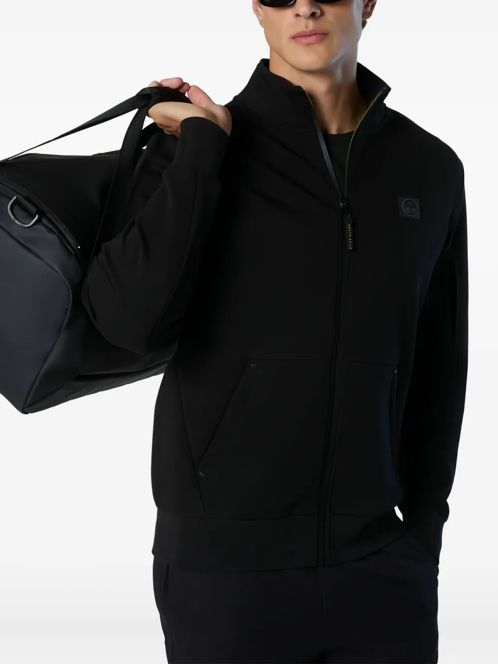 North Sails Sweater met rits Zwart