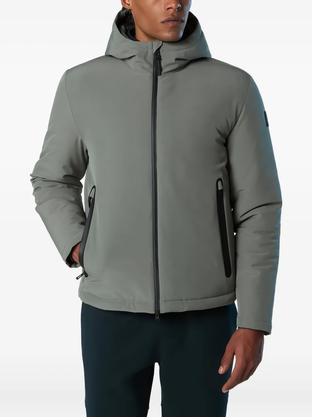 North Sails Hobart jack met capuchon en rits Grijs