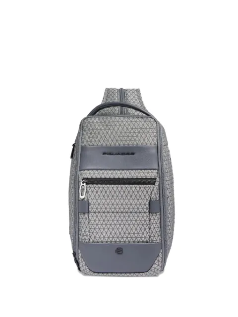 PIQUADRO geometric-pattern backpack