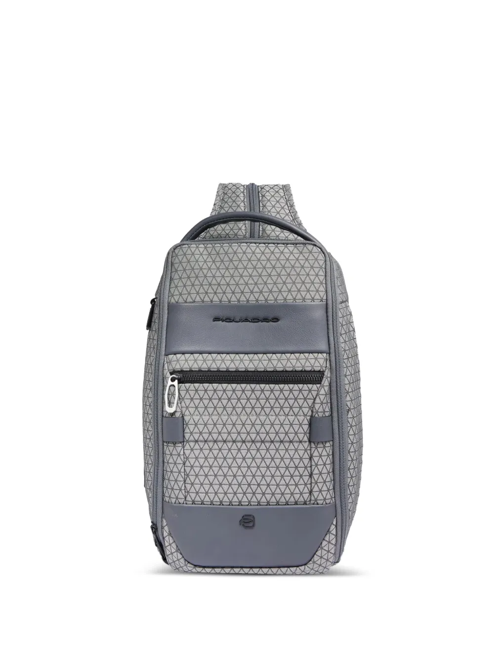 PIQUADRO Mochila com padronagem geométrica | Cinza | Image 1
