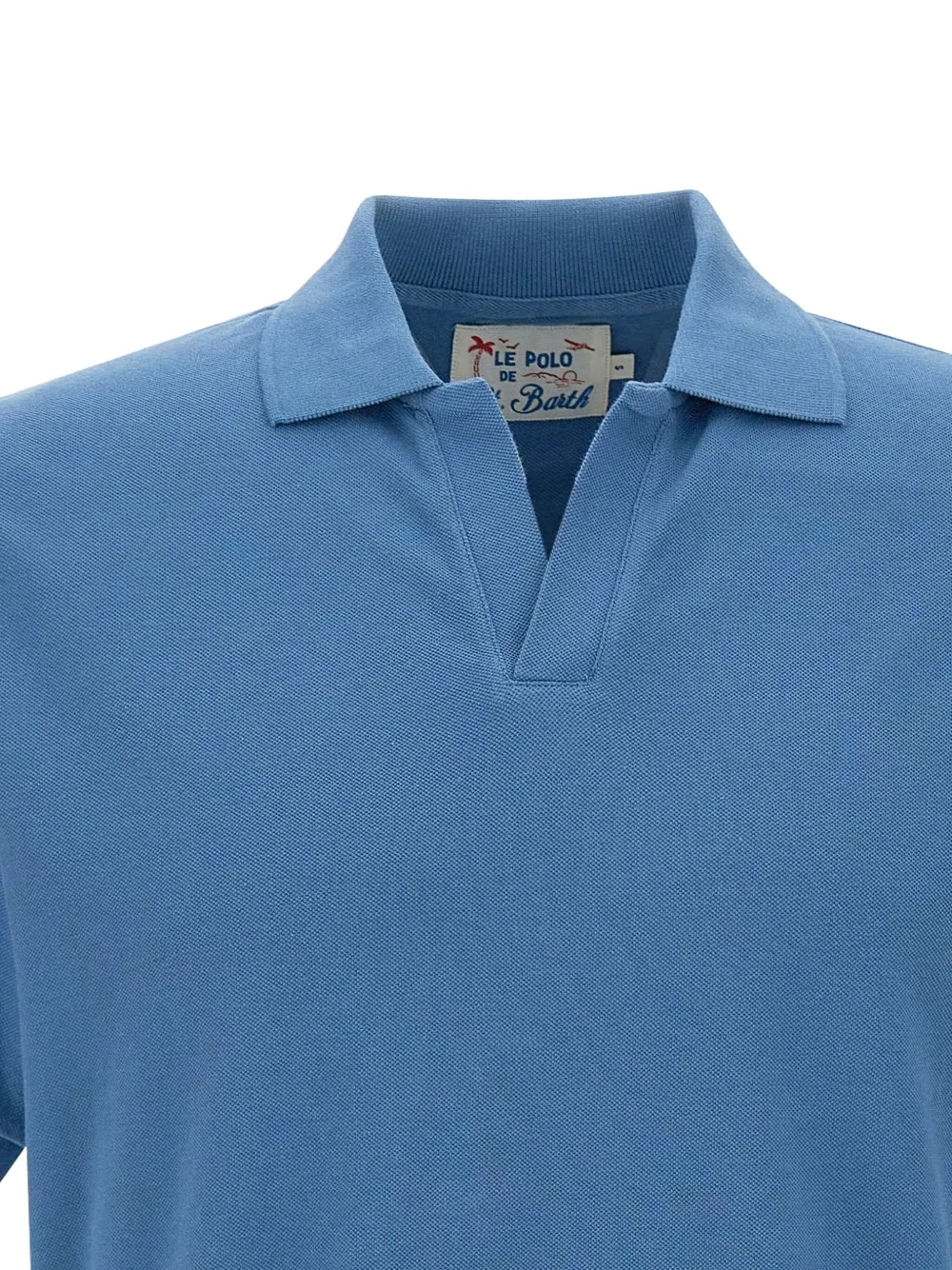 Mc2 Saint Barth Charles Cotton T-shirt In Blue