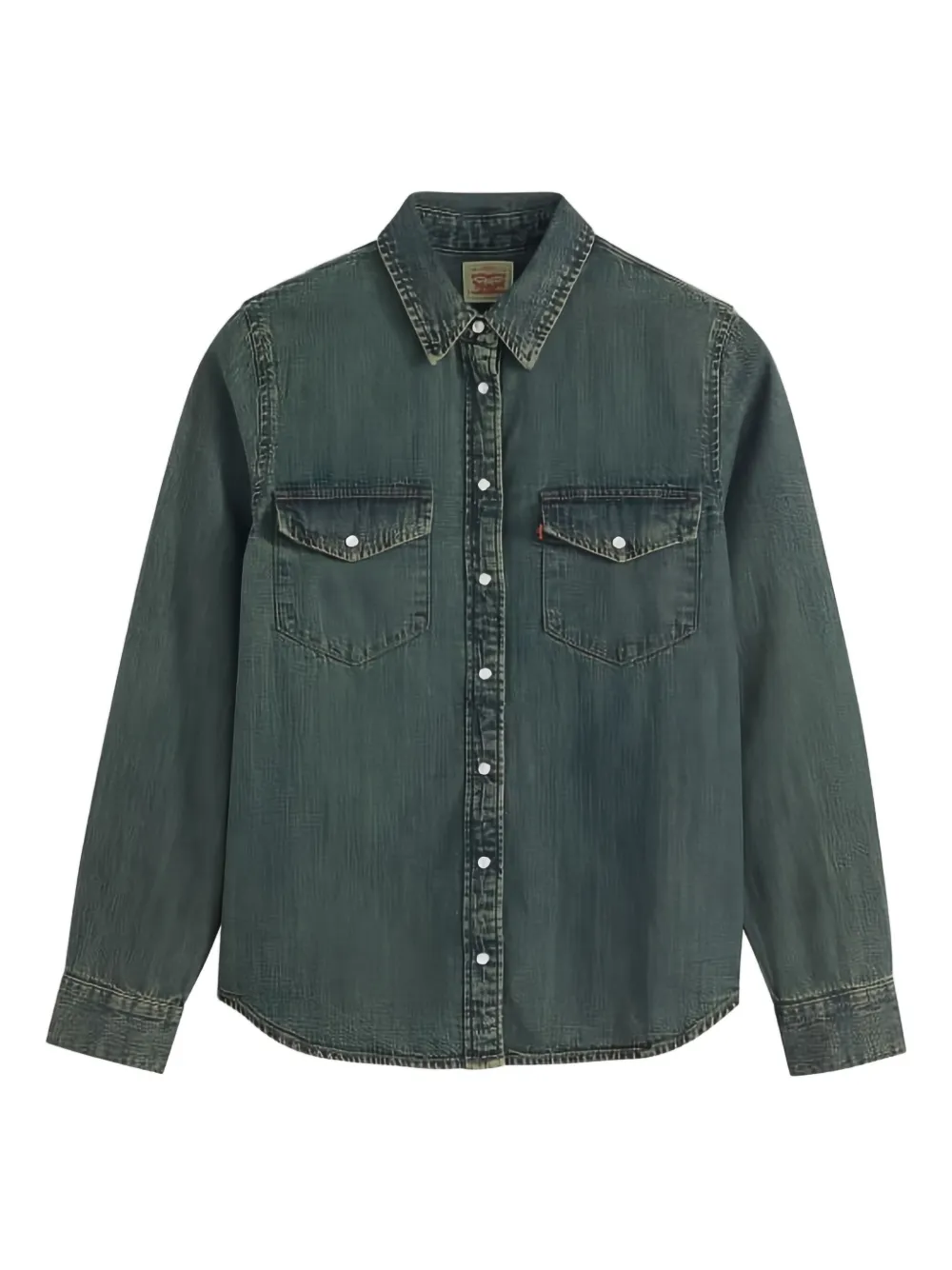 Levi's Buttoned Pocket Shirt In Blue