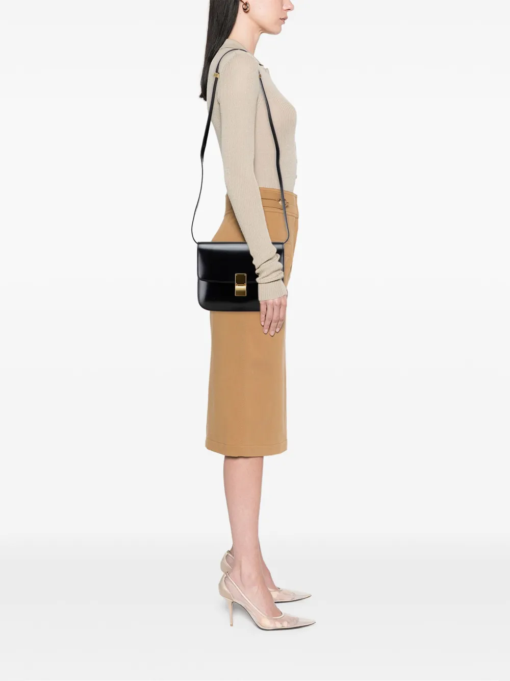 Celine Pre-Owned 2010-2025 Medium Calfskin Classic Box crossbody bag | Pre-Owned | Image 2