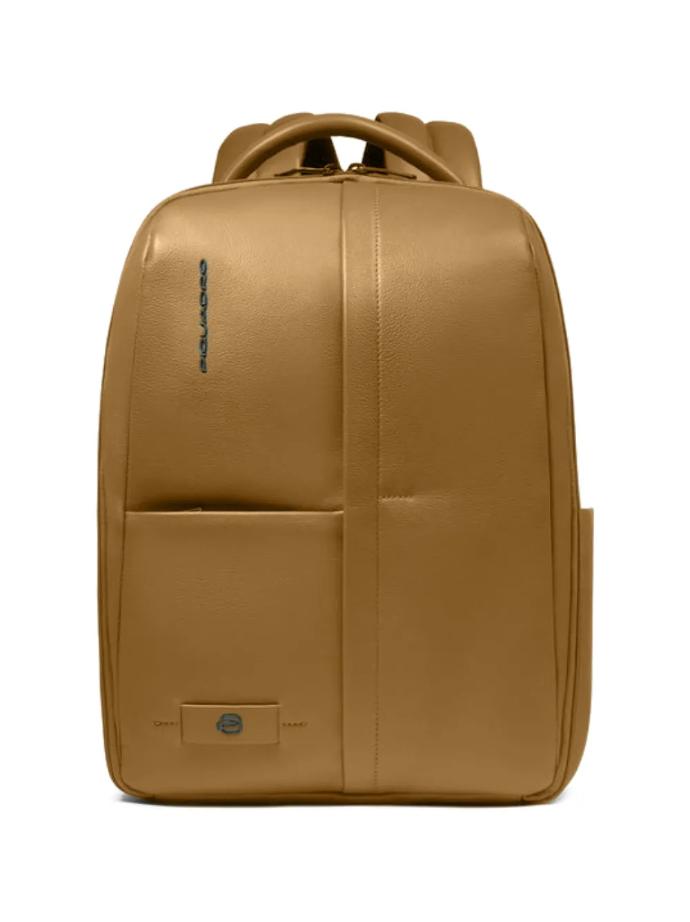 PIQUADRO zip leather backpack - Verde