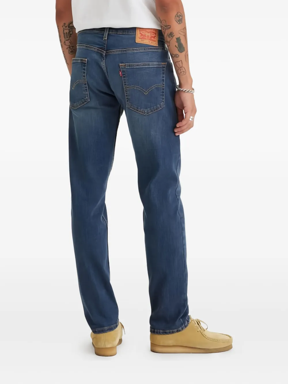Levi's Jeans met toelopende pijpen Blauw