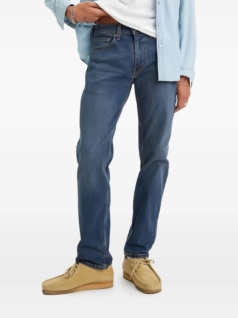 Levi's Jeans met toelopende pijpen Blauw