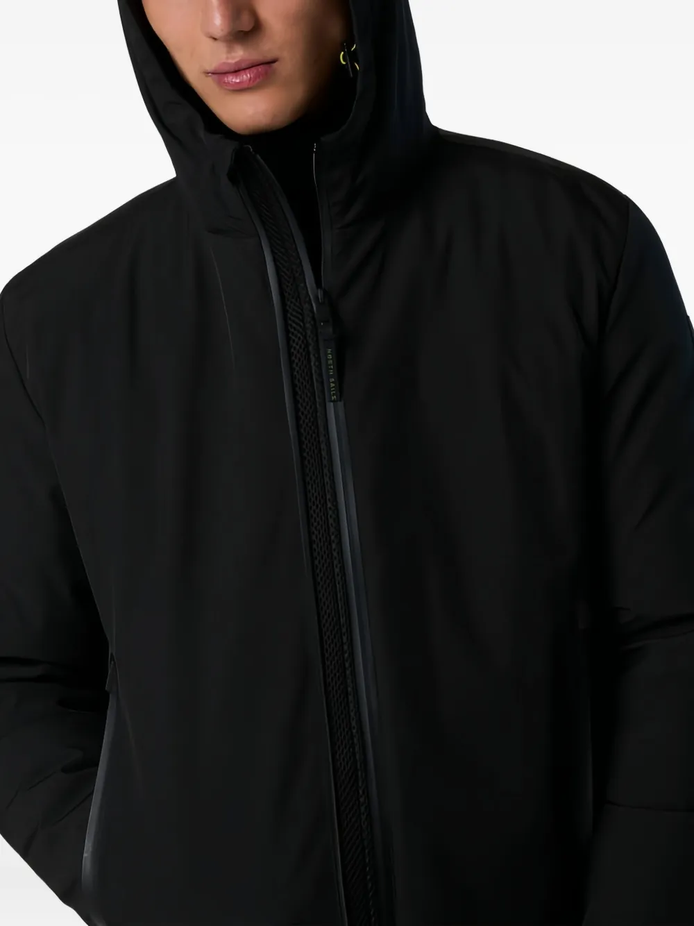 North Sails Hobart jack met capuchon Zwart