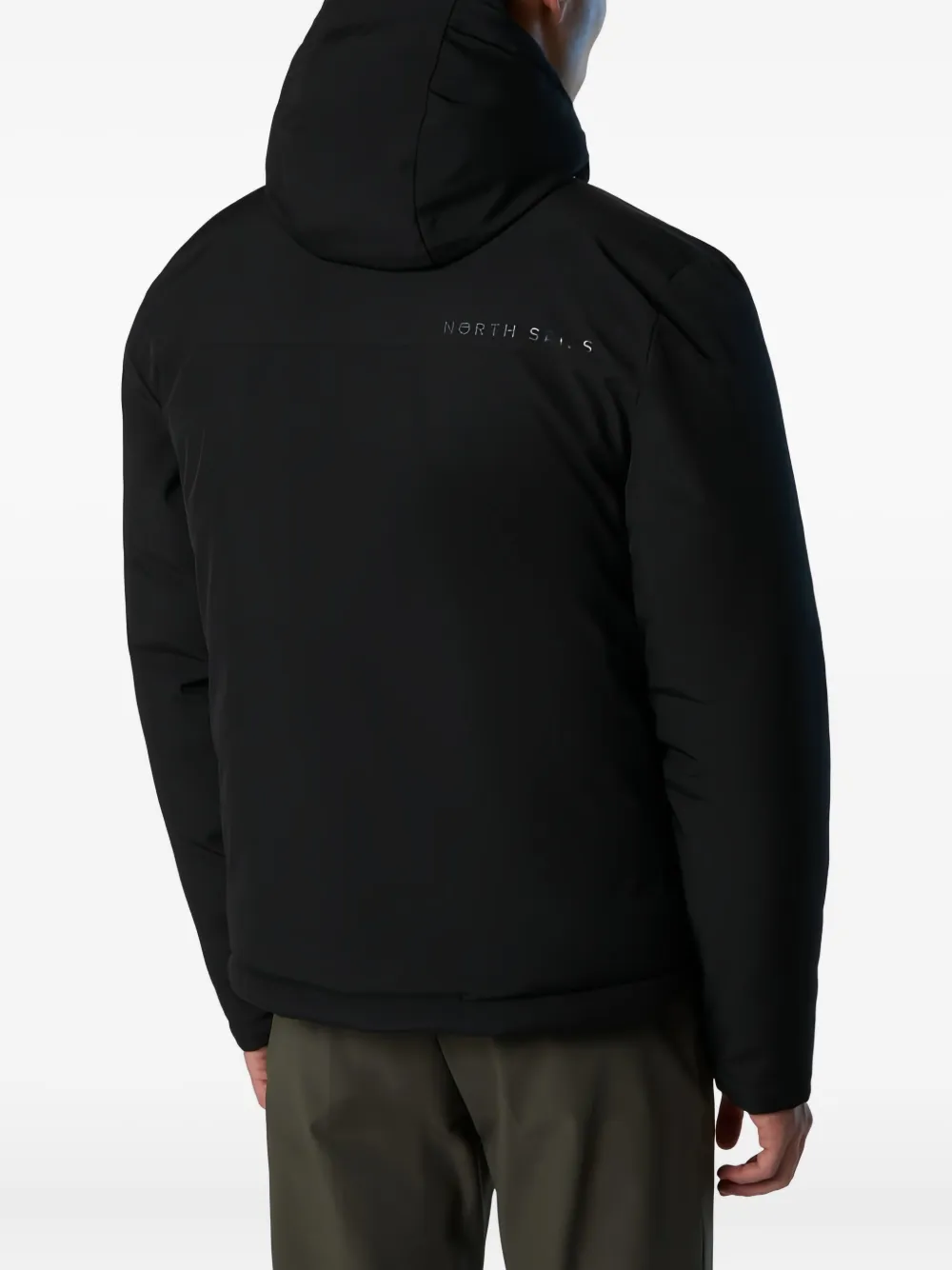 North Sails Hobart jack met capuchon Zwart