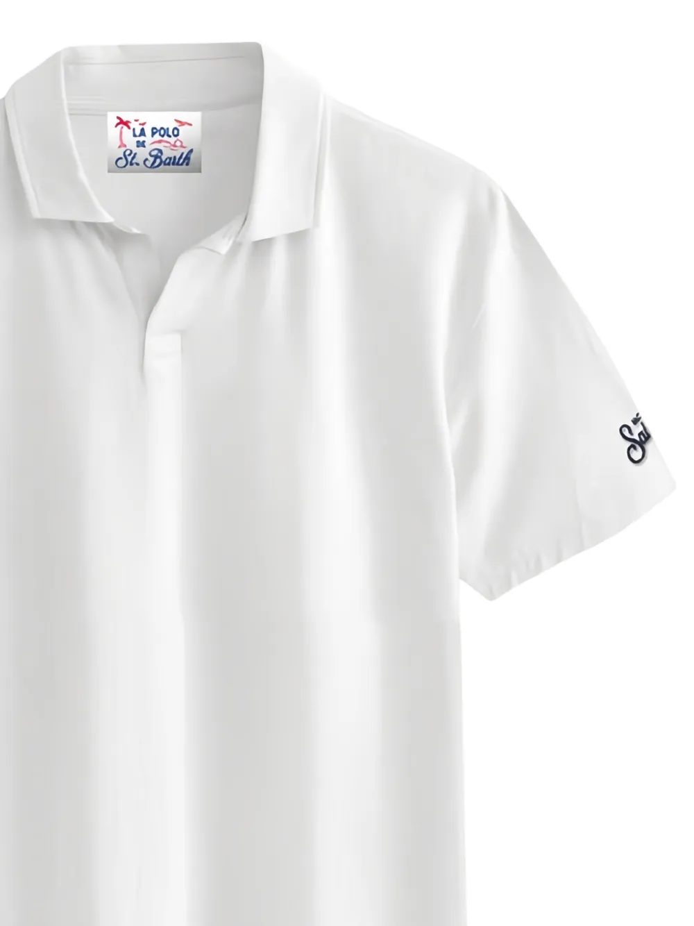 MC2 Saint Barth Poloshirt met borduurwerk - Wit