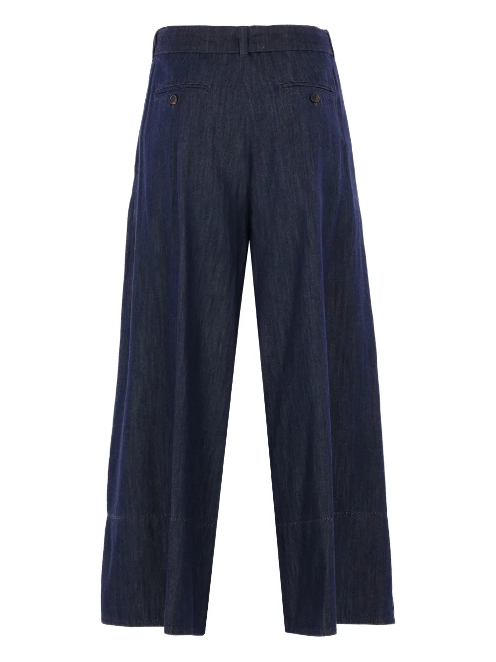 'S Max Mara tie-waist cotton jeans - Blauw