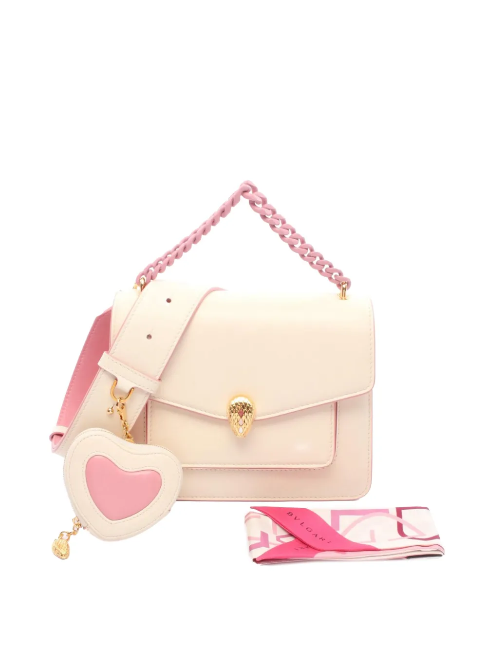 Bvlgari Pre-Owned 2010-2025 Leather Serpenti Forever Valentine satchel Bvlgari Pre-Owned 2010-2025 Leather Serpenti Forever Valentine satchel
