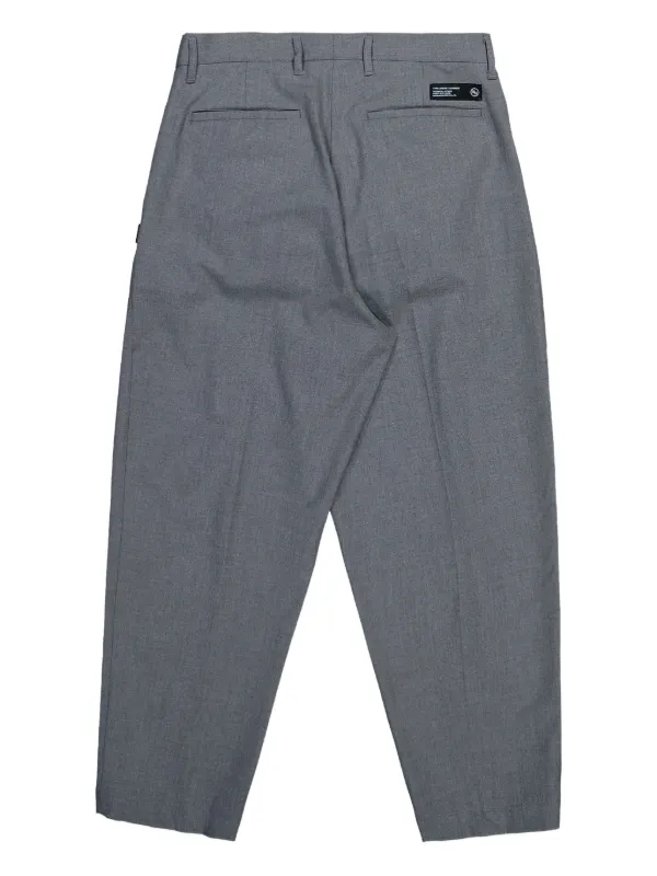 Neighborhood Two Tuck pleated-pocket Trousers Grey FARFETCH