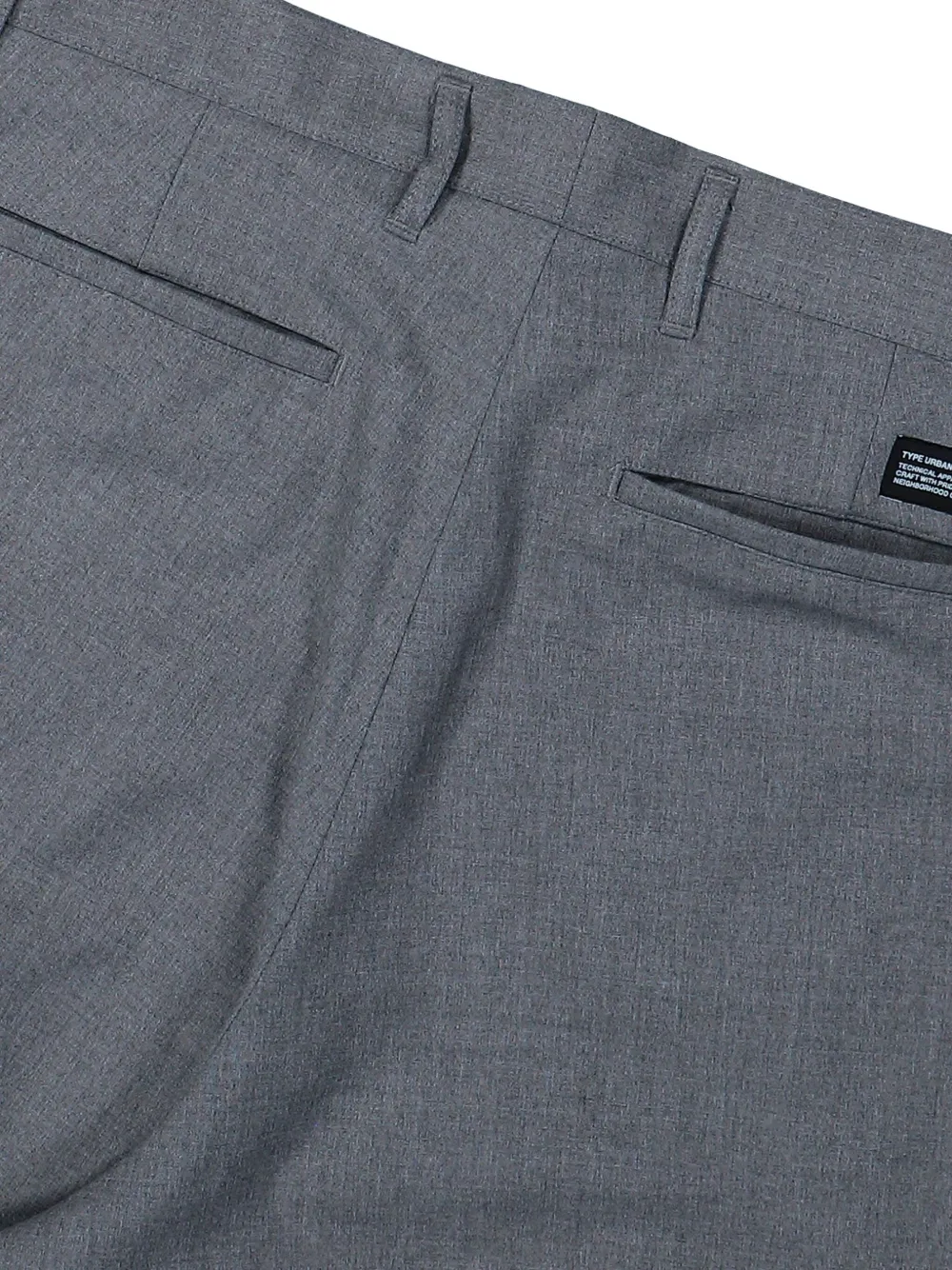 Neighborhood Two Tuck broek met geplooide zak Grijs