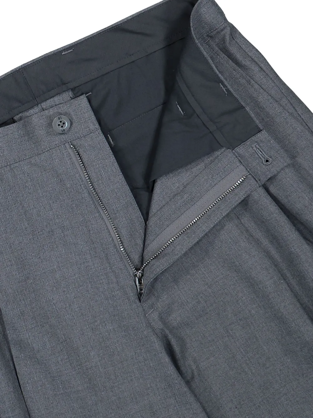 Neighborhood Two Tuck broek met geplooide zak Grijs