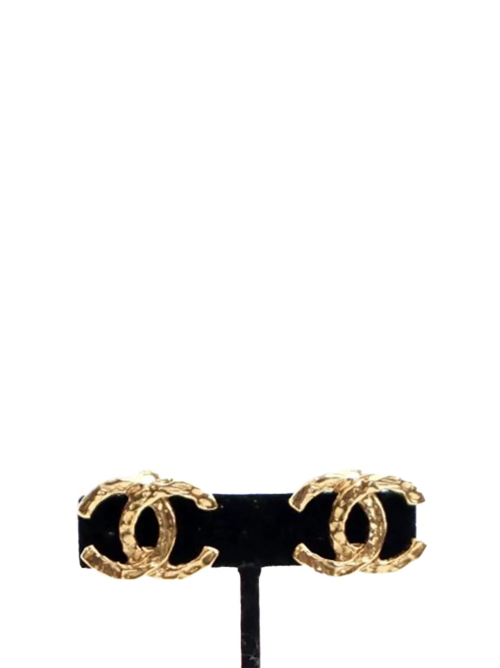 CHANEL Pre-Owned 1970-1980 ゴールドプレーテッド ココマーク コスチューム イヤリング - ゴールドトーン CHANEL Pre-Owned 1970-1980 ゴールドプレーテッド ココマーク コスチューム イヤリング - ゴールドトーン