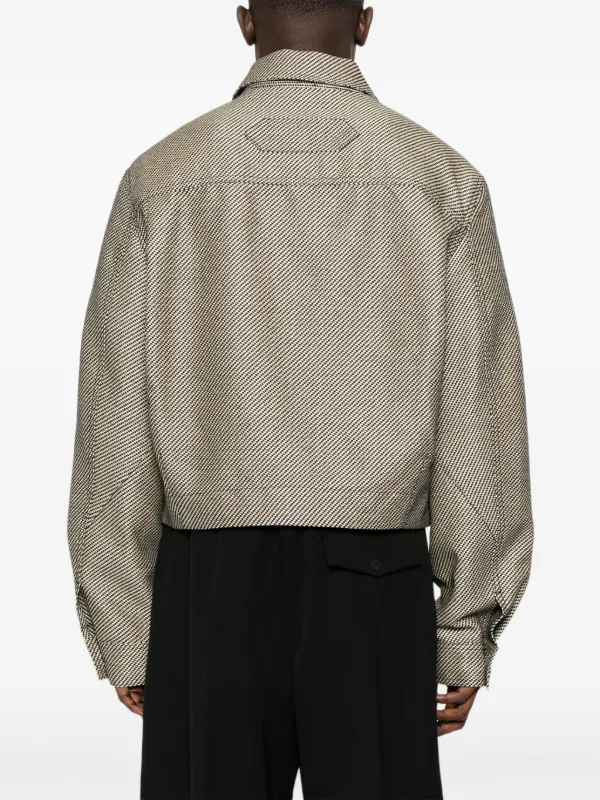 Jacquemus Canevas de-Nîmes Jacket | Grey | FARFETCH