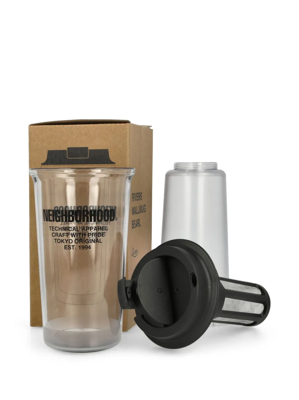 Neighborhood Wallmug Strainer Travel mok Beige