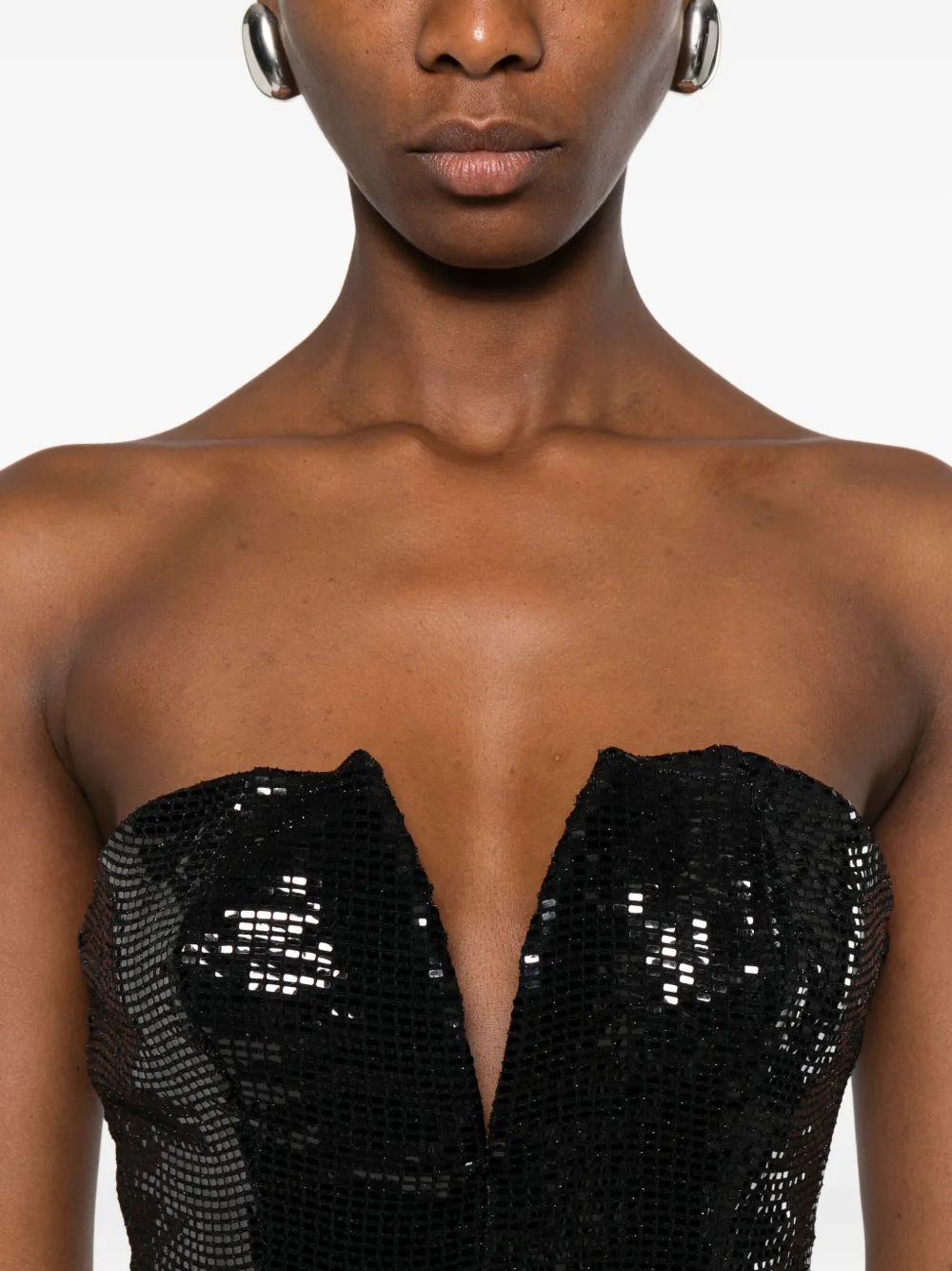 Aniye By Beth Strapless Dress In Black